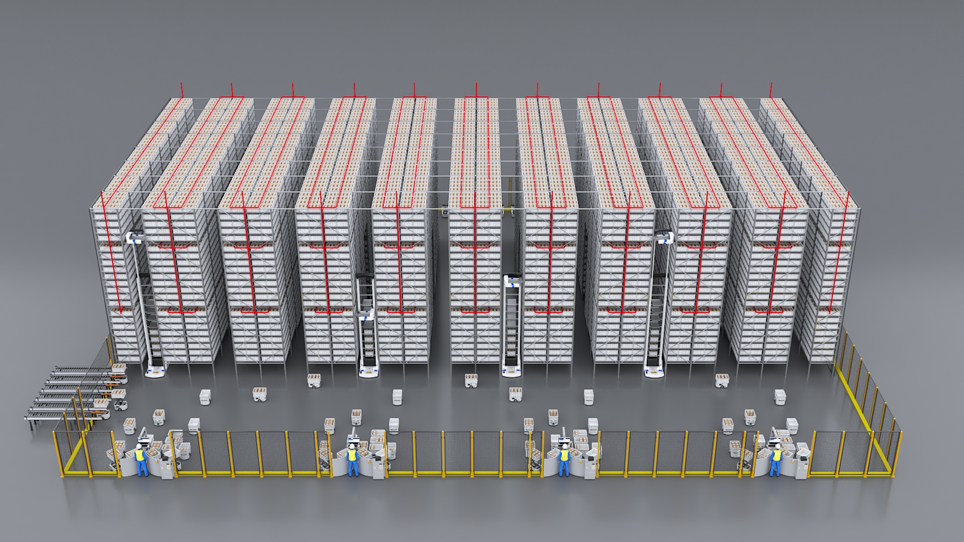 机器人排队作业